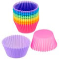 Miniatyrbillede 2 af 4: Farverige Silikone Cupcakeforme: Nemme & Alsidige multifärg multicolor