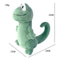 Hoppers Plyslegetøj – Bæverkarakter Blød Udstoppede Dukke Sød Dyreplysgave*Grøn øgle* Green Lizard Green Lizard