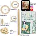 Miniatyrbild 2 av 5: Macrame Kit for Beginners 3mm Macrame Cord Macrame Rope 3mm Macrame Cord for Macrame Wooden Stick