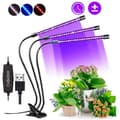 Plant light, 60 LED full spectrum grow light Plant light with 3 timers and automatic ignition function