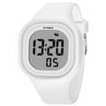 Jelly Digital Watch with Silicone Strap White