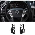 Miniatyrbild 2 av 5: Decorative Frame for Car Steering Wheel, Interior, for Patrol Y62 2017-2020