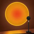 Atmospheric Sunset Lamp, Projection Lamp, 180 Degree Rotating Sunset Projection Lamp Floor Lamp with Tripod