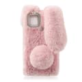 Plyschkaninöron Svans Telefonskal Chic Telefonfodral kompatibel med Pixel 4a Google Pixel 4a Rosa Google Pixel 4a Pink