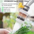 Miniatyrbild 4 av 5: Sink Water Filter, Activated Carbon Faucet Filter, Six Layers, Splash-Proof, 3 Pieces