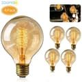 Miniatyrbild 1 av 4: Zoomdo Vintage Edison Glödlampa E27 - Varmvit 40W - 4-pack