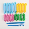/Hc/Hair styling / Hair curlers - Create Curls without Heat, 20-Pack multi-color