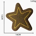 Miniatyrbillede 2 af 5: 6 strygemærker med pentagrammotiv, A