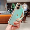 Miniatyrbilde 3 av 5: For iPhone 16 Plus-deksel Armbåndstativ Kjærlighet Hjerte TPU-telefondeksel Fingerholder Flerfarget Stil D Style D Multicolor