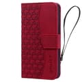 Multifunktionelt kortholder-etui til Samsung S24 - Stødsikkert - Vinrød Wine red