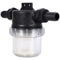 Miniatyrbild 1 av 4: Justerbart inline vattenpumpsfilter nät sprinkler transparent mesh sil 20mm trädgårdsredskap