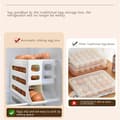 Miniatyrbild 4 av 5: 30-Egg Egg Storage for Refrigerator - Automatic Rolling Egg Storage for Refrigerator Y
