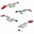 Miniatyrbillede 5 af 5: 5-pak justerbare vippeklemmer med hurtigudløserhåndtag til push-pull-operationer, slagklemmemekanisme 301AM-model sølv Silver