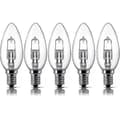 E14 28W Halogenlampor, Liten Edison Skruvsockel (SES) 2700k Varmvit Dimbar 5-pack
