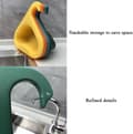 Miniatyrbild 3 av 4: Triangular Sink Holder, Multifunctional Hanging Filter Drain, Swan-Shaped Sink Drain Basket, Creative Sink Drain Basket