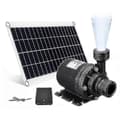 Solar-powered Garden Fountain Pump - Quiet Operation, 800 L/h, 12 V DC (50 W) (BT)