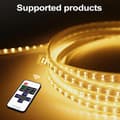 Miniatyrbild 5 av 5: 2PCS RF Mini LED Strip Controller, 11 Buttons RF Wireless Remote Control for Single Color RGB LED Strip 5
