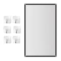 Projector Screen 72 inch Foldable Anti-Crease Polyester 16:9 HD for Indoor Outdoor Home Theater White