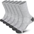 6 Pairs Men's Socks - Regular Socks - Seamless Socks - Size 39-47 - Premium Cotton Regular Socks - Medium Thickness - Men's Socks - Grey