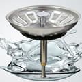 Miniatyrbilde 3 av 4: 80 mm vaskfilter i rustfritt stål, justerbar høyde, avløpsplugg kompatibel med standardvasker, 1-pakning