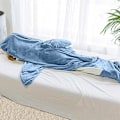 Miniatyrbilde 2 av 5: Hajeteppe-genser Onesie for Voksne og Barn, Koselig Flanell Haje-kostyme Haje-sovepose L (Passer for 143cm-153cm)