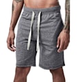 Miniatyrbilde 1 av 3: Hurtigtørkende badebukser for menn i ensfargede sportsshorts, mørk grå mørk grå L dark grey
