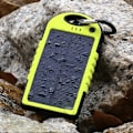 Pikkukuva 2 / 4: Varavirtalähde aurinkokennoilla 5000mAh & LED-valaisin Gul