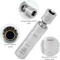 Miniatyrbild 3 av 5: 2-pack Magnetisk Tändstiftsnyckel 16mm/14mm Lång, Tändstiftsdragare, 3/8\" -10mm Flexibel