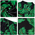 Miniatyrbild 4 av 5: Dam Strandskjorta och Shorts Set Hawaiiansk Sommar Tropisk Casual Strandöverdrag Aloha Kostymer Festkläder Semester -GSL ZD C s