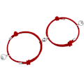 Pikkukuva 2 / 3: Pariskunta Rannekoru Magneetilla - Punainen Punainen one size Red