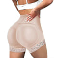 Miniatyrbillede 1 af 4: Dame Body Shaper Polstret Numseløfter Trusser Numse Hofteforstærker Falsk Numse Shapewear Underbukser Push Up Shorts Beige XXL Beige