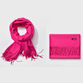 Miniatyrbilde 1 av 2: Lys rosa sjal skjerf Viscose Mörkrosa Dark pink