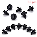Miniatyrbilde 6 av 7: 50 stk/sett 8 mm hull plastnagler Festeklips
