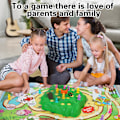 Miniatyrbild 3 av 5: 1 Set Kanin-Fällan Brädspel för Barn Interaktivt Flerspelarspel 3D Actionspel Roligt Race till Toppen för Barnxx