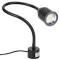 Pikkukuva 5 / 8: LED-työvalo 10W LED säädettävällä kaulalla, huoltovalo magneettijalustalla ompelukoneeseen
