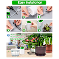 Miniatyrbillede 5 af 5: Automatisk plantevandingssystem til 12 potteplanter indendørs Hjemmevandingsværktøjer med Alersondes USB-opladning