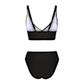 Miniatyrbild 4 av 4: Baddräkt Kvinnor Baddräkt Kvinnor Tryckt Set Baddräkt Tvådelad Bh Badkläder Strandkläder Kvinnor Bikini Baddräkter Gul L Yellow