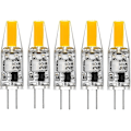 Miniatyrbillede 1 af 5: G4 LED 220v 3w 3000k Varm Hvid 160lm, Silikonelamper Erstatter Traditionelle 30w Halogenlamper, 5-pak