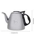 Miniatyrbillede 2 af 5: Induktionskogeplade Håndtag Rustfrit Stål Kaffekande (1,5L) 1 Styk 1,5l-WELLNGS