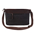 Pikkukuva 4 / 4: Canvas olkalaukku Musta one size Black