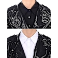 Miniatyrbilde 2 av 5: Pieces Falske Krager Avtakbar Bluse Dickey Krage Halve Gensere Falsk Krage For Kvinner Favoritter (FMY) Only 1 Black