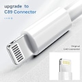 Pikkukuva 4 / 5: [2 kpl] 1 m MFi-sertifioitu latauskaapeli, 1 metrin Lightning-USB-kaapeli iPhone 12/11/11Pro/11Max/X/XS/XR/XS Max/8/7/6/iPad 5S/Se -laitteille