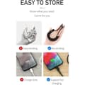Miniatyrbilde 2 av 5: Spiral USB Type-C-kabel, USB-kabel med tilbaketrekkingsfunksjon, USB Type-C