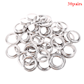 Miniatyrbild 1 av 8: 10/30/60 par 4 cm innerdiameter rund hålgardinring 30pcs