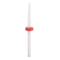 Miniatyrbillede 4 af 4: Keramiske slibebits - Hvid / Rød - Lille kegle - F 3/32 Vit White