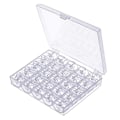 Miniatyrbilde 1 av 4: Symaskinspoler inkludert oppbevaringsboks, transparent, 25 stk