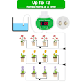 Miniatyrbillede 3 af 5: Automatisk plantevandingssystem til 12 potteplanter indendørs Hjemmevandingsværktøjer med Alersondes USB-opladning