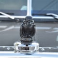 Miniatyrbillede 3 af 4: Arg Sur Gummiand Hættepynt Motorhjelm Bil Rolig Kofangerpynt black