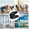 Miniatyrbillede 5 af 6: Dame Tykke Platform Sky Slippers Gul Sort svart 38-39