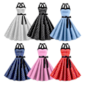 Pikkukuva 1 / 2: Naisten pilkullinen rintaliivimekko, tummansininen L Dark Blue